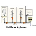 EEMAX EX240T2T DI: 24 kW, 208 Volt, Three Phase,  DE-IONIZED "STAINLESS STEEL INTERNALS", 3-MODULES, Heats high purity water for De-Ionized applications, 0.7 gpm turn-on, Electric Tankless Water Heater