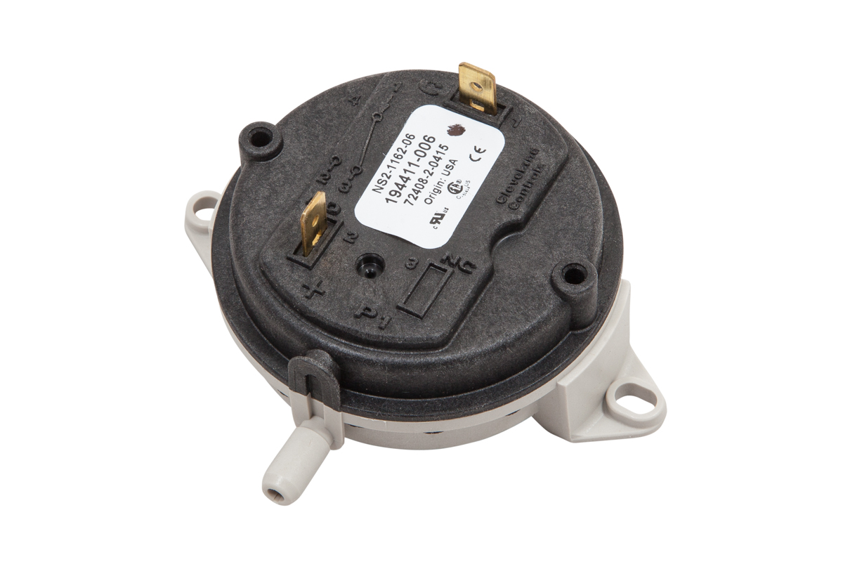 AO SMITH 100109522:K,K,SWITCH,AIR PRESSURE,-2.30inchWC,NO (replaces 9003815215)